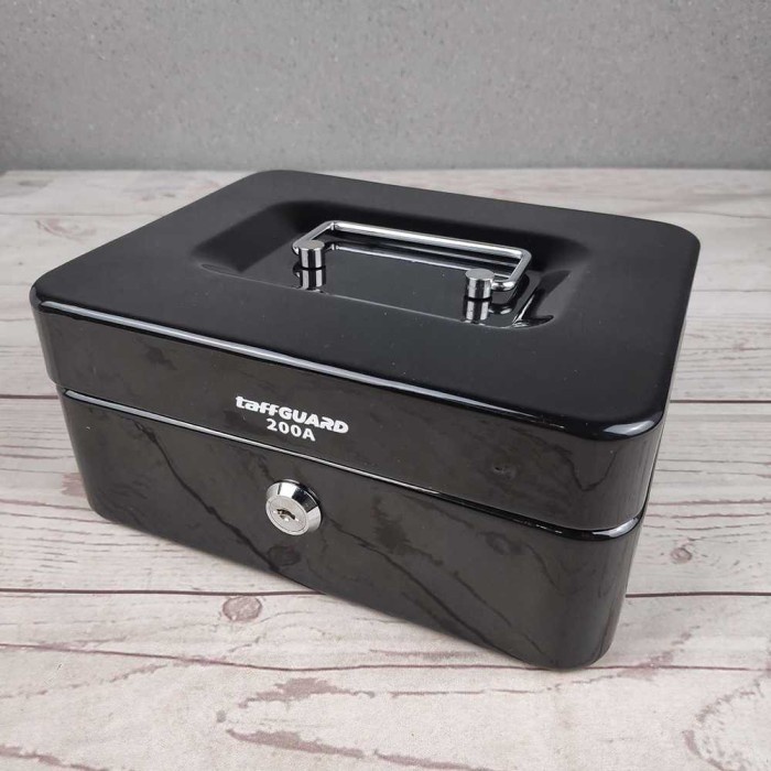 Brankas Mini Cash Box Uang Tempat Barang Brangkas Material Besi Kuat