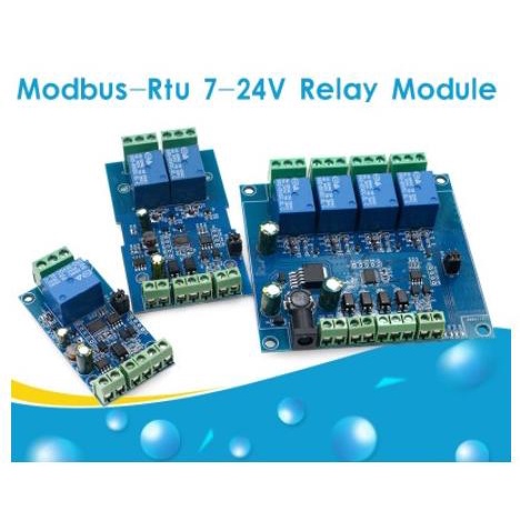 COD Modbus RTU 1/2/4 Channel 7-24V Relay Module Switch Modbus RTU