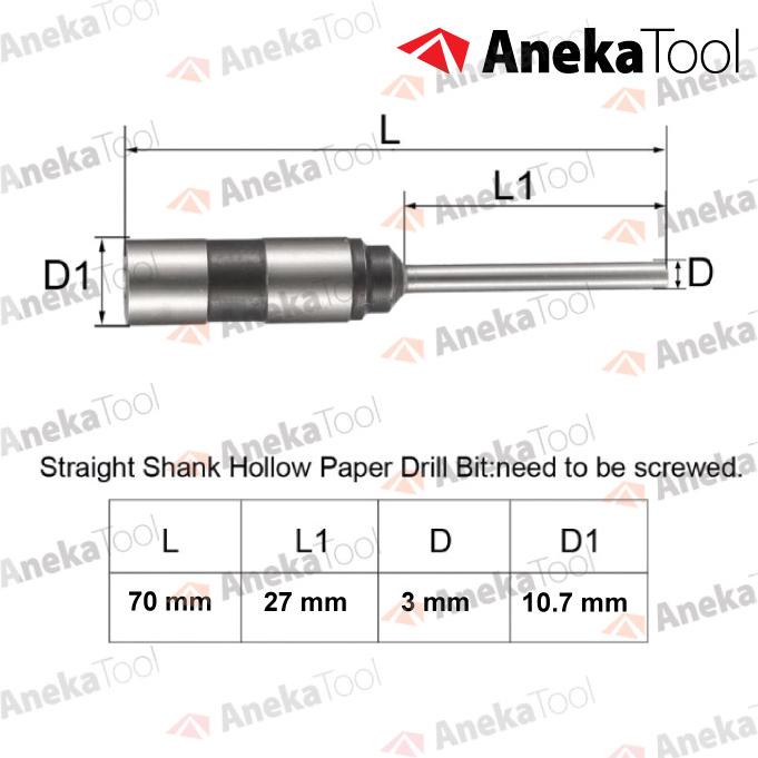 

Mata Bor Kertas Uchida Uk. 2.5-3.5 / 9.0 / 10.00 Mm Pembolong Kertas Kode 651