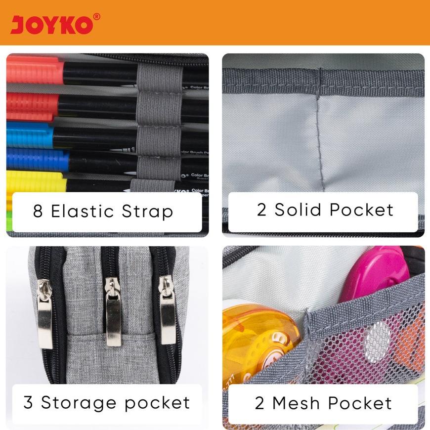 

Promo Pencil Case Kotak Tempat Pensil Kain Joyko Pc-5006 Sale