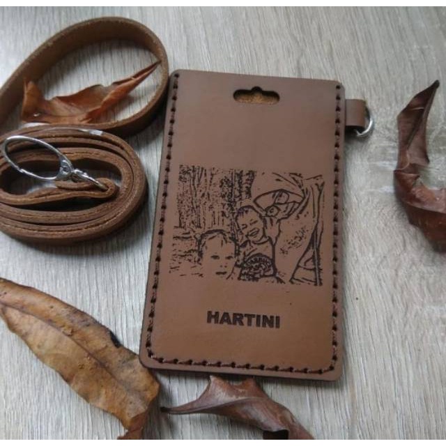 

Name Tag Kulit Custom Foto Logo Dan Nama, Id Card Holder Kulit, Name Tag Kulit Custom Id Card