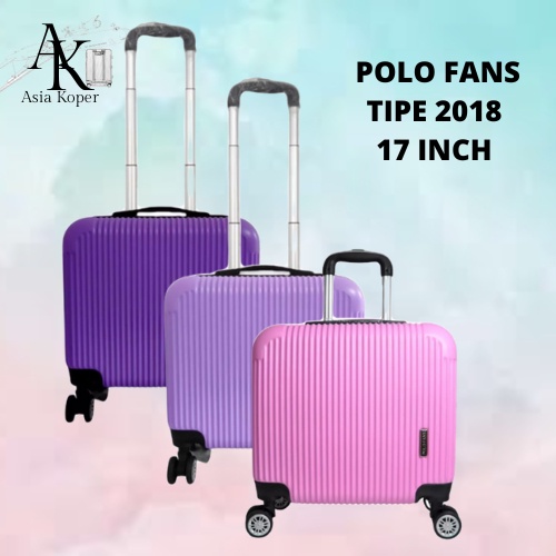 11.11 Spesial  Koper Kabin 17 Inch Roda Putar Koper Kabin Bagasi Pesawat Koper Traveling