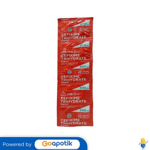 CEFIXIME OGB DEXA MEDICA 200 MG STRIP 10 KAPSUL