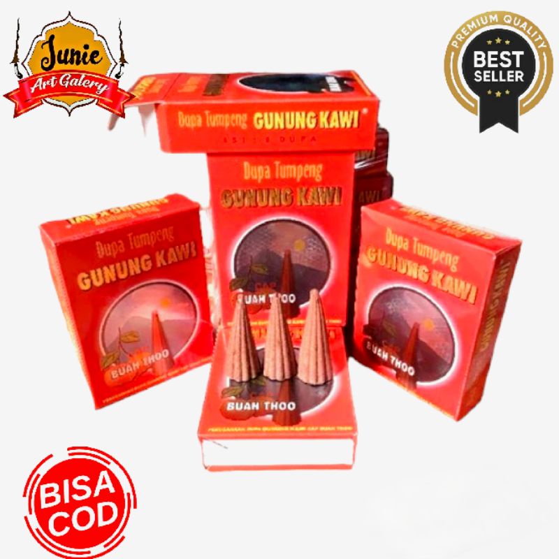 DUPA HIO KERUCUT TUMPENG GUNUNG KAWI MERAH ASLI