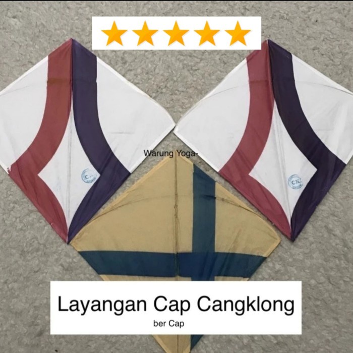 ✅New Layangan Cap Cangklong Paket 50 Pcs Berkualitas