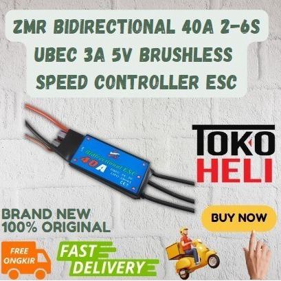ZMR Bidirectional 40A 2-6s UBEC 3A 5V Brushless Speed Controller ESC