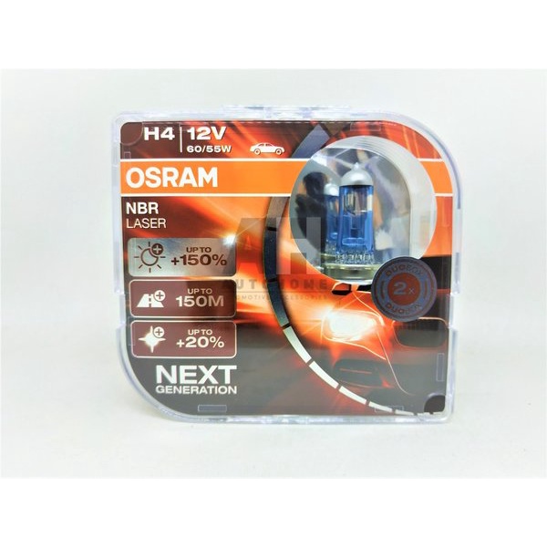 Lampu Mobil Osram Night Breaker Unlimited NBR H4 ORIGINAL