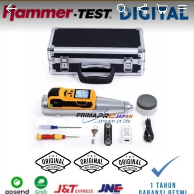 Hammer Test Digital Ht 225 D - Concrete Test Hammer Digital Ht 225D