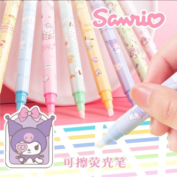 

GRATIS ONGKIR Set Isi 8 Stabilo/Highlighter Sanrio (Bisa Dihapus)