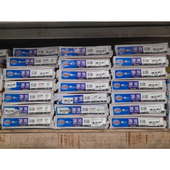 

SiDU Buku Tulis 58 & 38 Lembar SIDU EB 58 & 38 -45pr