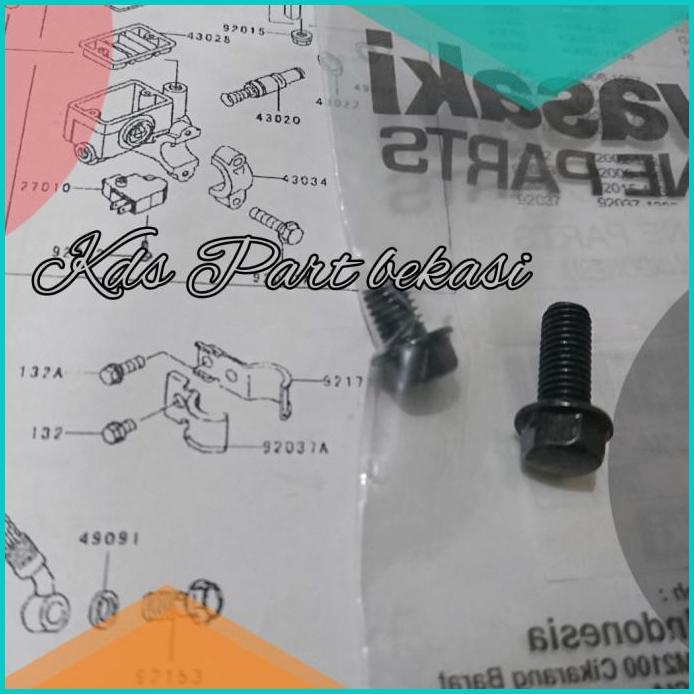 BAUT CLAMP SELANG REM DEPAN NINJA RR KRR OLD 20JVLZ3 perkakas