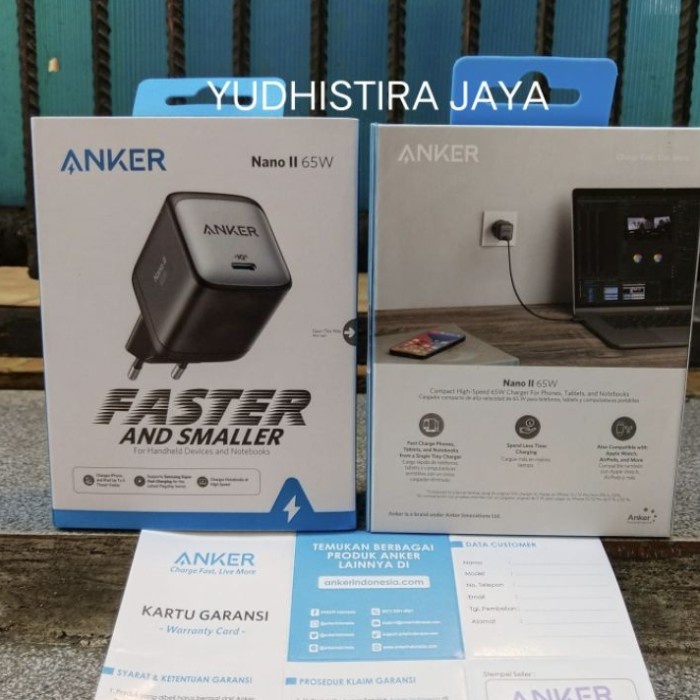 Promo Anker Wall Charger Nano Ii 65W Usb C Pd Gan 2 Resmi Anker A2663