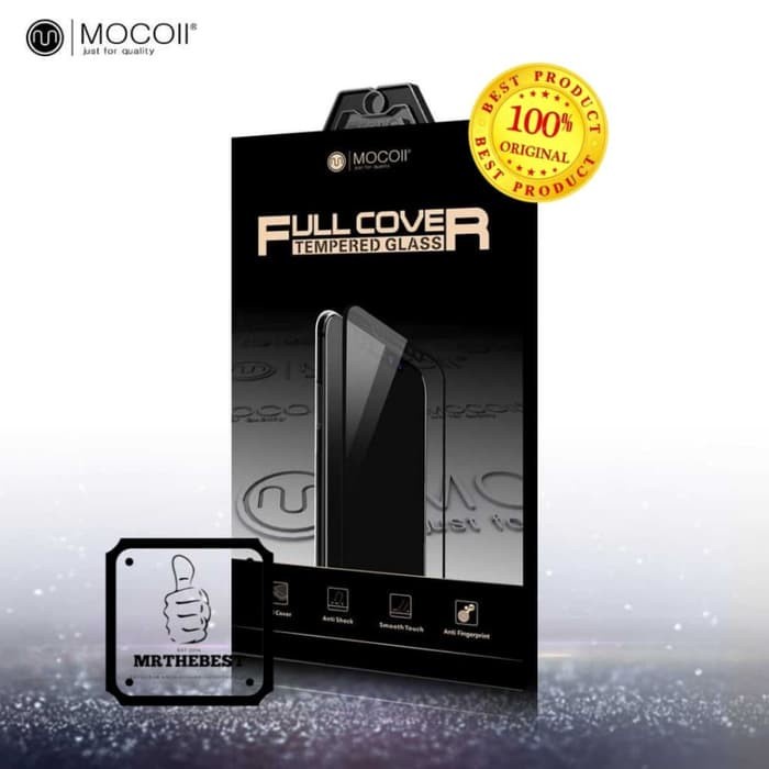 [Original] Mocoll Original Samsung Galaxy A8 Plus 2018 Tempered Glass Frame 9H Terbaru
