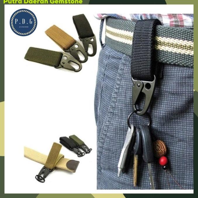$$$$] CA-116 Gantungan Kait Sabuk Kunci Ransel Hiking/ Quickdraw Carabiner