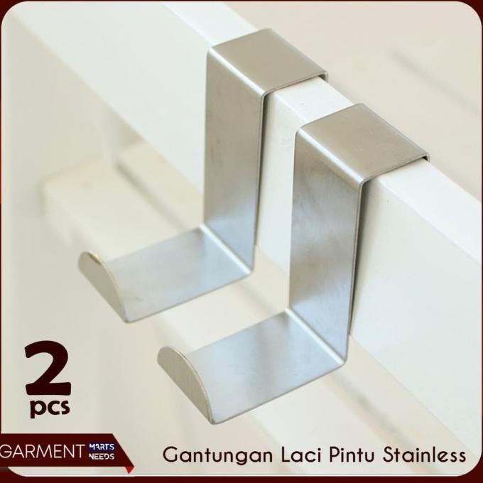 

Ready stock] Gantungan Laci Pintu Stainless Steel 2pcs Anti Karat Murah
