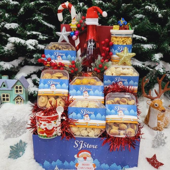 

Terlarisss - Paket Dekorasi Hampers Natal Christmas Parcel Hadiah Kue Kering 469 - Langsung Kirim