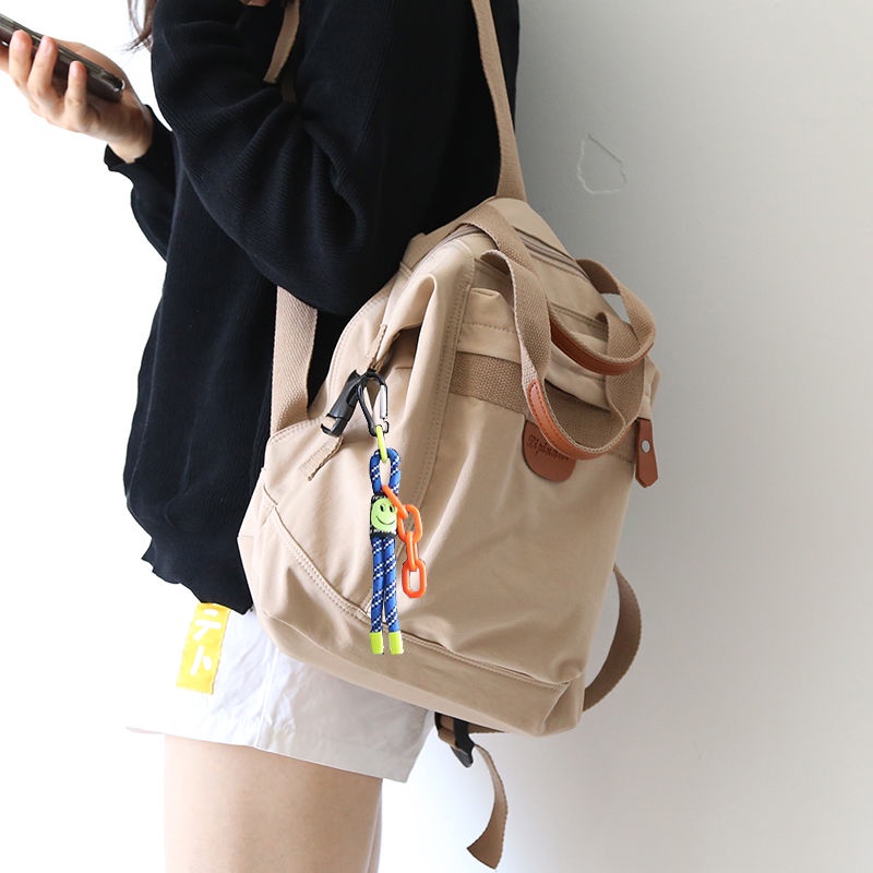 Tas Ransel Kanvas Wanita, Tas Kecil Modis Kasual Ransel Kanvas Wanita