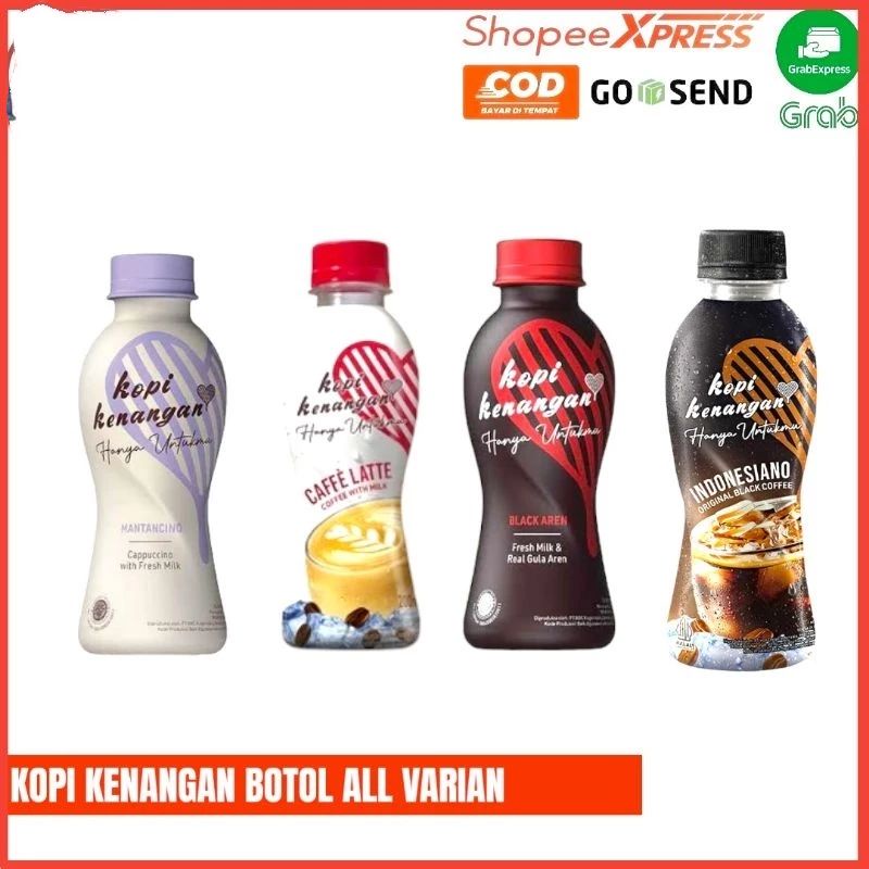 

kopi kenangan kemasan botol pet 220 ml