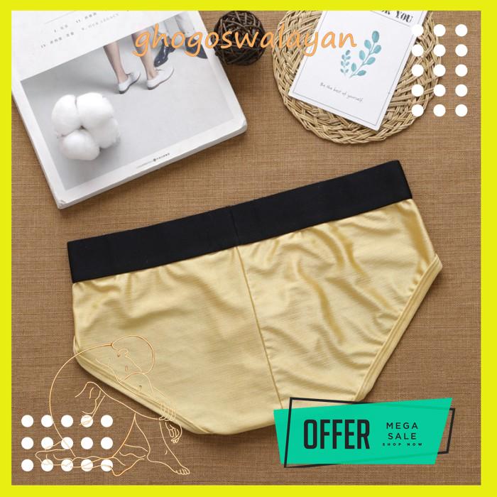 ES BRIEF GOLD CELANA DALAM SEXY  CELANA DALAM PRIA EMAS SEXY HOT SALE