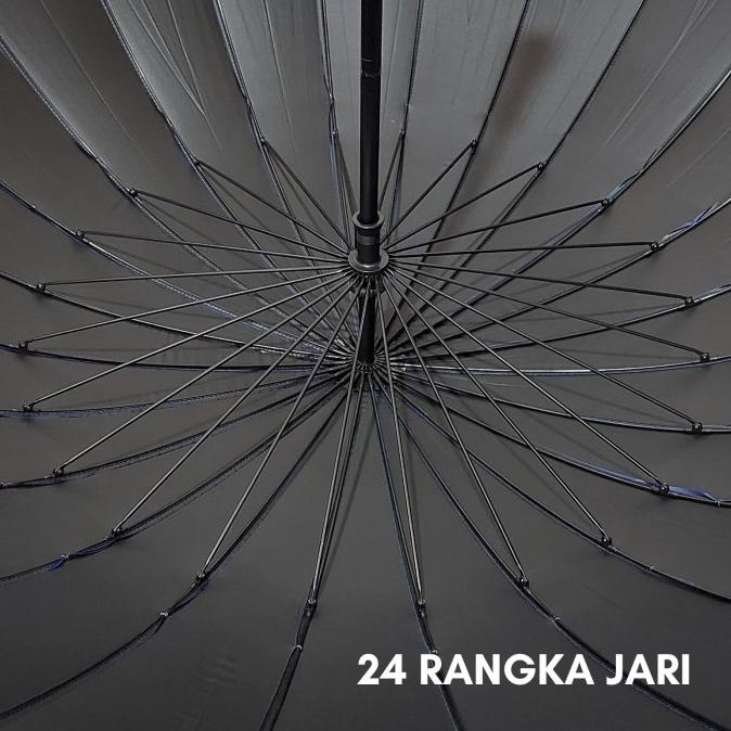 Payung Golf 24 jari Polos ada sarung kualitas Premium