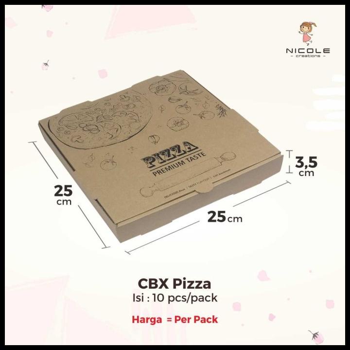 

HOT DEAL PACKAGING/KEMASAN/KOTAK/BOX PIZZA BY NICOLE CREATION JAKARTA