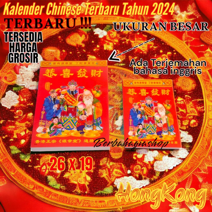 

><><><] Kalender Sobek Harian Chinese Hongkong Tahun 2024 China Inggris Besar