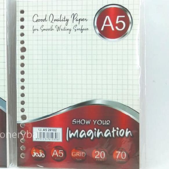 

Kualitas terbaik] LOOSE LEAF / ISI BINDER KOTAK 70 LEMBAR