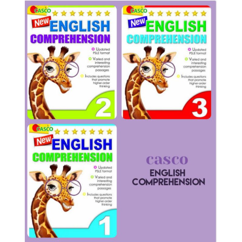Casco new English comprehension for primary belajar inggris soal cerita anak SD - bm