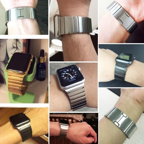 NEW STRAP APPLE WATCH IWATCH SPACE LINK BRACELET STAINLESS STEEL 42MM 38MM ORIGINAL TERBARU