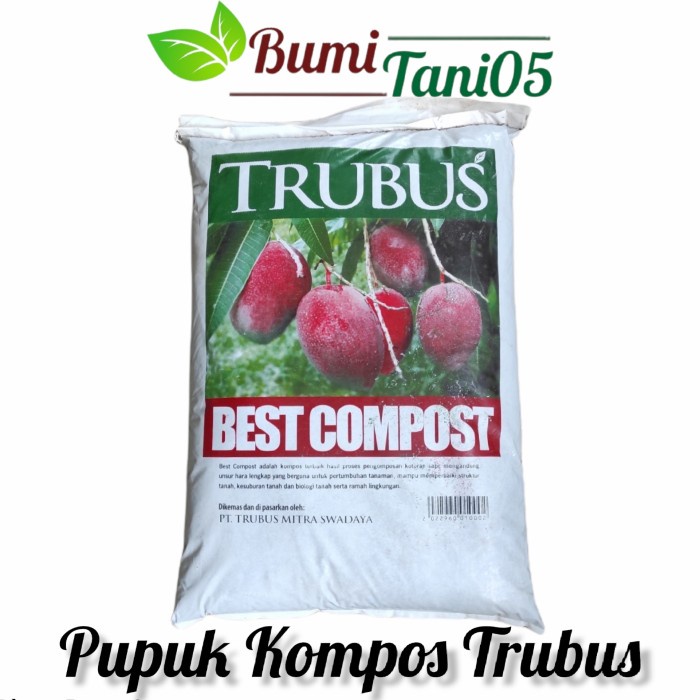 best seller] Trubus Pupuk Kompos Organik Best Compost 1 sak