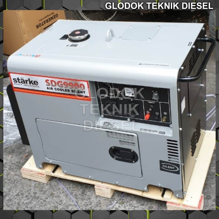 STARKE GENERATOR GENSET DIESEL SILENT 5 KVA 5500 WATT SOLAR SDG 9900