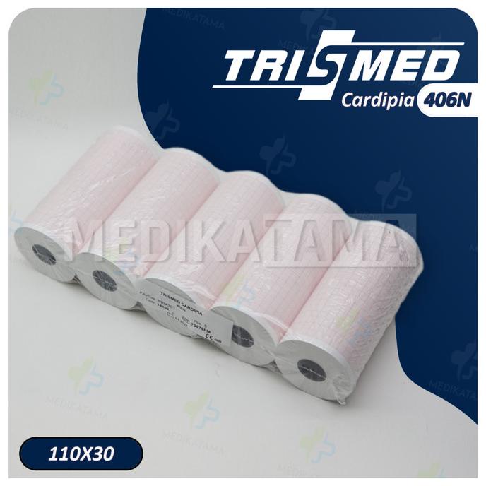 

Trismed Cardipia Thermal Rol Kertas Printer ECG / EKG 110x30 406N