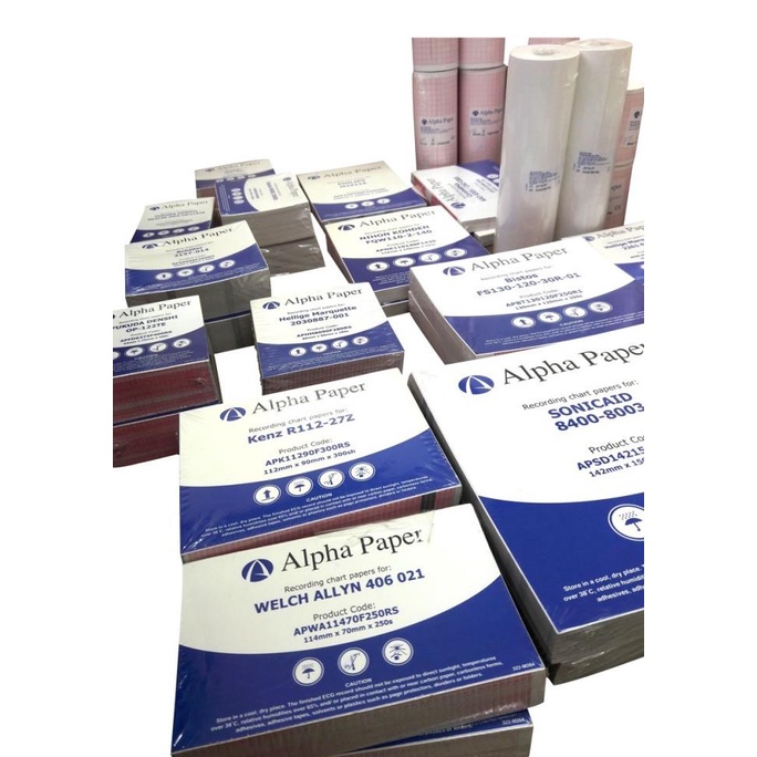 

Kertas ECG Kertas Thermal Alpha Paper Kertas EKG - 150mmx100mmx150
