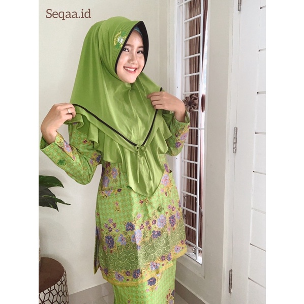 STYLISH HIJAB DAILY JILBAB MUSLIMAT NU ARWAA jilbab hijau muslimat nu best seller