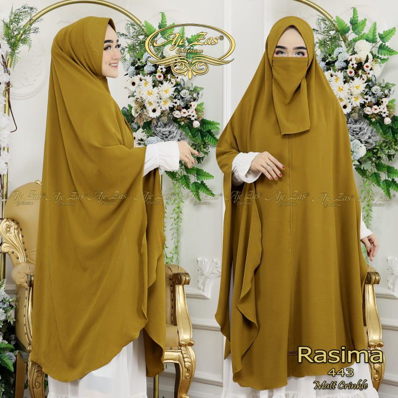 STYLISH HIJAB DAILY Hijab cringkle jumbo / khimar cringkle rasima ori aje zas collection / jilbab