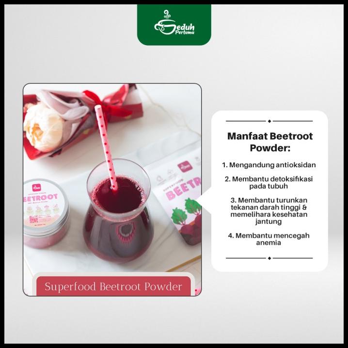 

TERMURAH BEETROOT SUPERFOOD POWDER - BUBUK BUAH BIT MERAH FOOD GRADE !!!