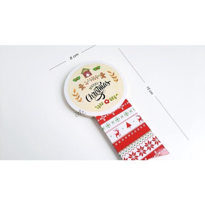 

{{{{}}] (SC024) stiker natal christmas yellow untuk toples 500gr (uk 8x15cm)