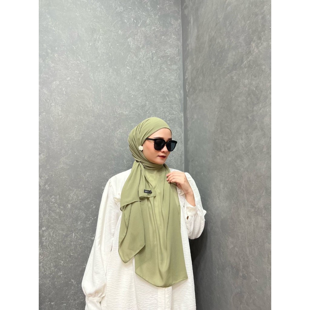 DAILY PREMIUM HIJAB HIJAB INSTAN // AMEENA PASMINA INER FARIS FASHION X ALEETA
