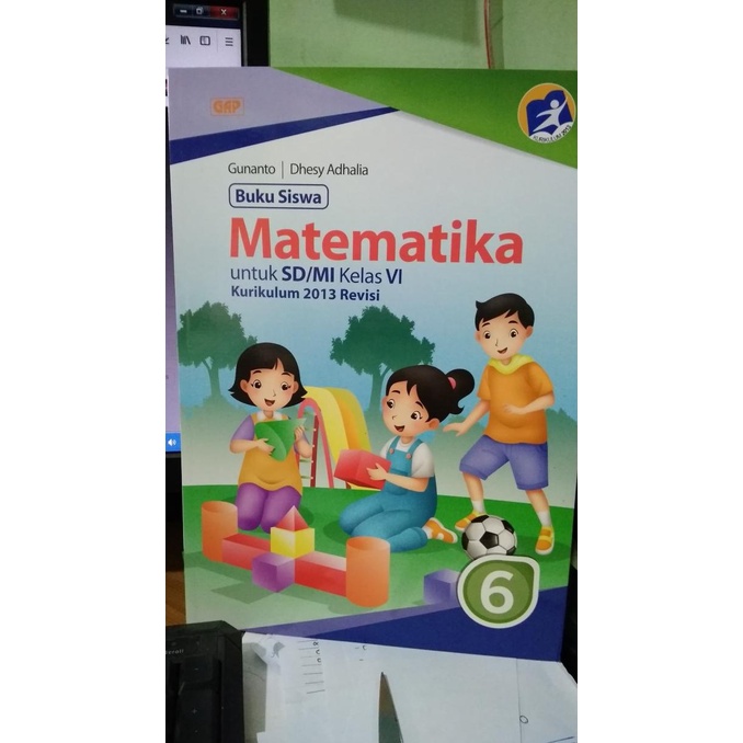 

SALE BEST SELLER MATEMATIKA 6 UNTUK SD/MI KELAS VI ERLANGGA GAP Termurah