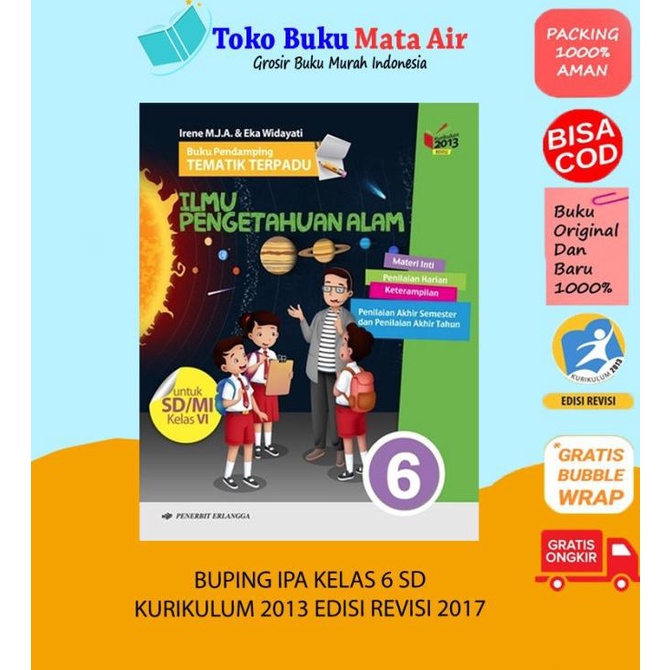 

SALE BEST SELLER ORIGINAL BUPING IPA SD/MI KELAS 6 K13N ERLANGGA IRENE MJA Termurah