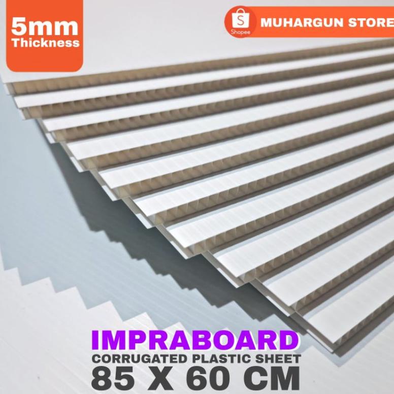 

Kekinian - Infraboard Impraboard 5mm A1 85x60 cm / 85 x 60 cm / 60x85 cm PP Board ~