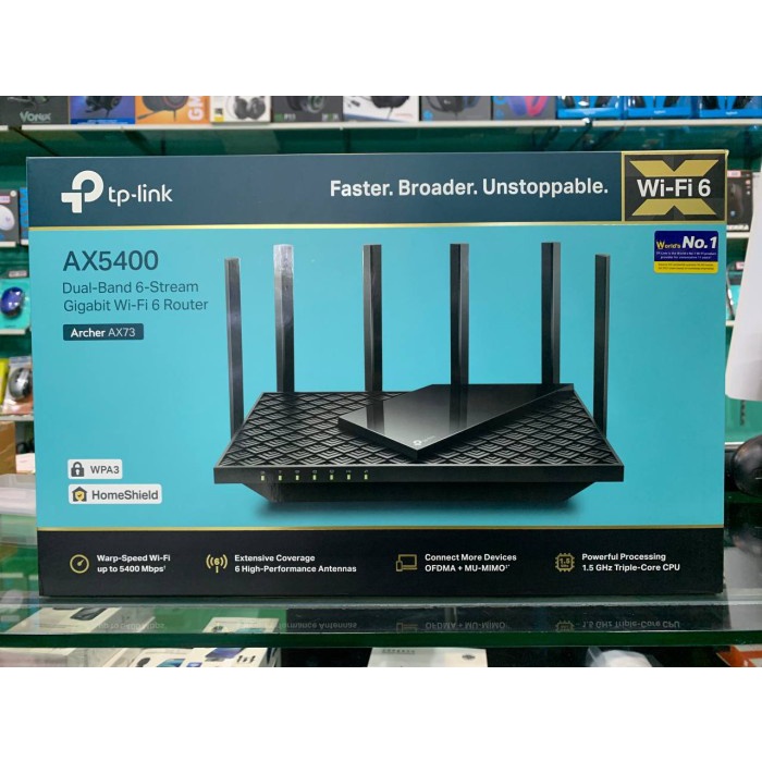 Tp-link Archer AX73 AX5400 Wifi 6 Wireless Router Tplink AX 73 AX 5400