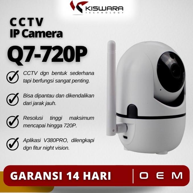 PTZ Wifi Smart Camera 720P - Q7 (V380 PRO)