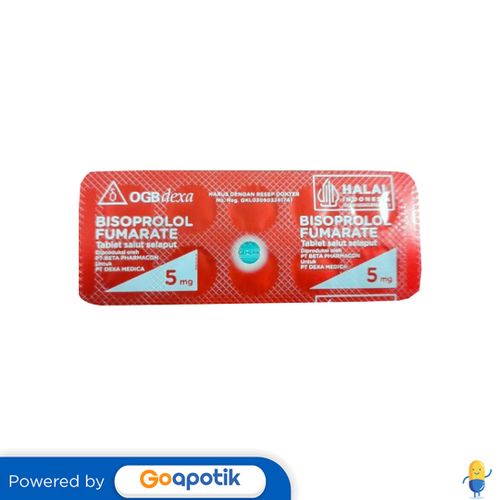 BISOPROLOL OGB DEXA MEDICA 5 MG STRIP 10 TABLET