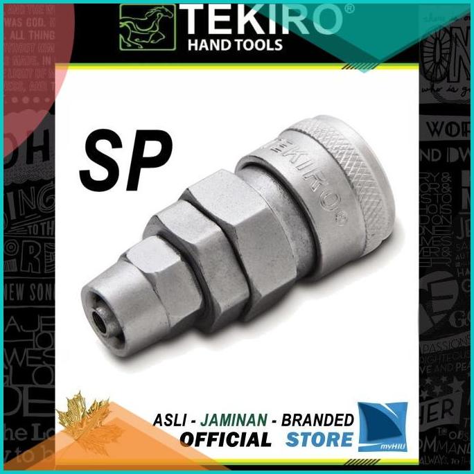 Nepel Selang Angin 40 SP (Soket Nepel) Drat 1/2 Chrome Coupler TEKIRO