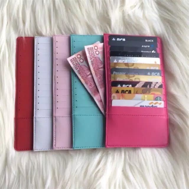 

Promo Card Holder New Long 12 Slot + 1 Slot For Money Dompet