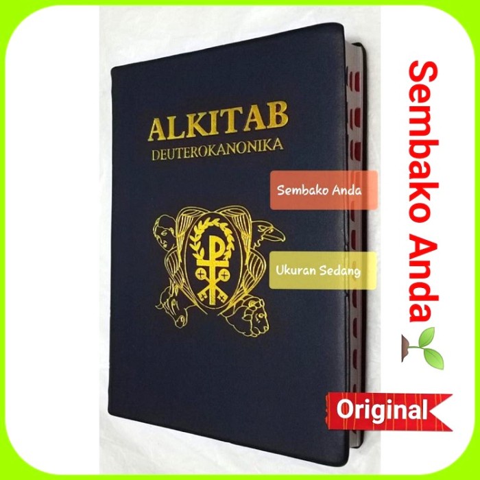

ALKITAB DEUTEROKANONIKA KATOLIK. UKURAN SEDANG TB2 052 TI DC