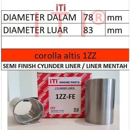 Cylinder Liner (Boring) Toyota Corolla Altis 1Zz-Fe