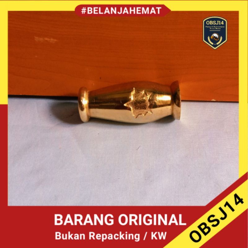 pion replika pcmi stainless pendek warna gold pion kandang sangkar burung