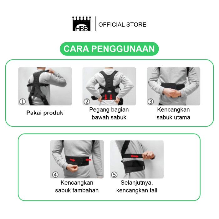 Habibi Power Back Made In Korea - HBB Shop Erin MI